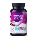 LIVS Immune System Elderberry Gummies for Adults & Kids | Advanced Immune Support Supplement with ויטמין C, Echinacea, & Propolis | טבעוני & Gluten Free Gummys