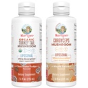 MaryRuth Organics Mushroom Liposomals: Turkey Tail (Chocolate Fudge) & Cordyceps (Maple Spice) | פרויקט תוויות נקי מאומת ®