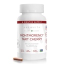 Montmorency Tart Cherry, non GMO, קפסולות - CherryPure 50:1 ריכוז eq. 25,000 מ"ג - Antioxidants & Flavonoids, Tart Cherry Extract for Gout & השרירים - 120 קפסולות Veggie - 4 חודשים אספקת 4 חודשים אספקה