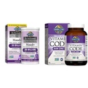גן החיים ד"ר פורמולה Probiotics Mood+ Acidophilus Probiotic & Zinc תוספי 30 מ"ג High Potency Raw Zinc ו- C Multimineral Supplemental