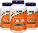 Now Foods Inulin (Certified Organic) - 8 oz (Pack of 3)