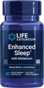 החיים הרחיבו את השינה עם מלטונין - Melatonin Sleep Supplement for Restful Sleep and Healthy Skin & More - Gluten-Free, non-GMO, Vegetarian - 30 קפסולות