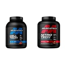 אבקת Pitech Creatine Monohydrate אבקת Cell-Tech Creatine אבקה N אבקת Nitro-Tech Whey חלבונים Isolate & פפטים | שוקולד חלב, 4 פאונד (Pack of 1), 40 משרתים