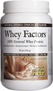 Whey Factors by Natural Factors, Grass Fed Whey Protein Concentrate, מסייע לפיתוח שרירים ובריאות החיסון, שוקולד כפול 12 Oz
