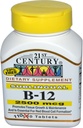 המאה ה-21, B-12, 2500 mcg, 110 טבליות - 2pc