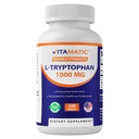 Vitamatic L-Tryptophan 1000 מ"ג טבליות 120 (120 טבליות (Pack of 1) (1 Bottle)