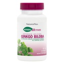 Natures Plus Herbal Actives גינקו בילובה, מהדורה מורחבת - 120 מ"ג, 60 טבליות טבעוניות - Vegetarian, Gluten-Free - 60 משרתים