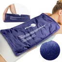 חבילת קרח גמישה של Injuries Reusable, 11"x 20" Cold Pack Wrap for Knee Leg Neck Shoulder hip Back Pain Relief, Cold Compress Therapy for Swelling, Bruises, Surgery