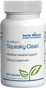 Dr. Wilson's Squeaky ניקוי Gut ובריאות העיכול עם סיבים, פרוביוטיקה, אנזימים ועוד 90 קפסולות