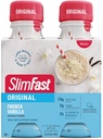 SlimFast Meal החלפת Shake, Vanilla הצרפתי המקורי, 10g של מוכן לשתות חלבון לירידה במשקל, 11 Fl. Oz בקבוק, 4 Count (Packaging May Vary)