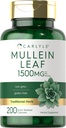 Karlyle Mullein Leaf Extract 1500mg | 200 קפסולות | Verbascum Thapsus | Non-GMO, Gluten Free Supplement