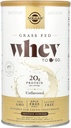 Solgar Grass פד Whey כדי ללכת אבקת חלבון Unflavored, 11.2 oz - 20 גרם של חלבון Grass-Fed מבפרים ניו זילנד - Great Tasting & Mixes Easi - תומך כוח ושיקום - Non-GMO, 13 משרתים