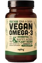אומגה 3 טבעונית - Plant Based DHA & EPA Fatty Acids - Carrageenan Free, Alternative to Fish Oil, Supports Heart, Brain, Joint Health - 60 Softgels