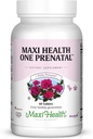 Maxi Health Prenatal Vitamins for Women – One Daily Prenatal Vitamins with Iron, Folate, Choline, Vitamin D3, and Essential Nutrients – High Absorption prenatals Supplement – 60 Day Supply