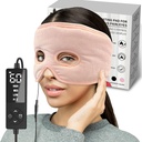 Moist Heat Sinus Stress Relief Mask עם 3 הגדרות חום, תוספת גדולה Face Heating פא לעיניים, Sinusitis, הורמון Migraine, Tension Head Relief