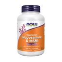 תוספי מזון עכשיו, Glucosamine & MSM (GreenGrown® Glucosamine), Vegetarian, 120 קפסולות Veg