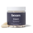 Beam Dream Sleep כמוסות, L-theanine, Apigenin, Reishi ו- Magnesium, צד שלישי בדק תוספי שינה טבעיים ושינה עבור שינה עמוקה, רגיעה והחלמה, תמיכה בשינה, 30 משרתים
