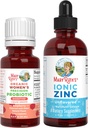 MaryRuth Organics Precision Probiotic for Women (Raspberry) & Zinc Drops | פרויקט תווית נקייה מאומת ® | ויטמינים לבריאות Gut, Immune Support, & Total Wellness