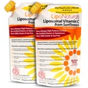 Lipo Naturals Liposomal ויטמין C 1000 מ"ג נוזלי (2-Pack 60 Doses) - Natural Formula Immunity + אנרגיה תמיכה - טבעוני, סין חינם (15oz / 443 מ"ל ea.)