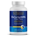 Rx ויטמינים CurcuWIN - Curcumin for Dogs & Cats - ויטמינים ותוספים, Allergy Relief - מספק תמיכה Immune & Aids Digestive תמיכה - תוסף משותף - 90ct