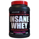 Insane Labz Insane Whey,100% שריר בניין Whey חלבון, BCAA Amino פרופיל, Mass Gainer, Mealחליף (Strawberries & Cream, 30 משרתים)