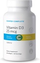 Cooper Complete - ויטמין D3 25 mcg (1000 IU) - Easy to Digest - 60 Softgels Pack של 1