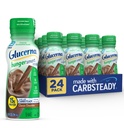 Glucerna Hunger Smart Diabetes Care Shake, שוקולד קלאסי, החלפה סוכרתית לתמיכה בניהול סוכר בדם, 15g חלבון, 180 קלוריות, מוכן לשתות, 10fl-oz בקבוק, 24 Pack