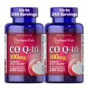 גאווה של Puritan Coenzyme CoQ10 100 מ"ג, תוספת תזונתית לבריאות הלב, לחץ דם, בריאות חניכיים אוראלי, ותמיכה הזדקנות בריאה, 240 Softgels, 2-Pack