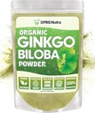 אבקת XPRS Nutra אורגני גינקו בילובה - Gingko Biloba תוספי עבור Cognition - ג'ינקובה ידידותי טבעונית גינקו בילובה אורגני - Immunity Boosting Genekgo Biloba אבקת (4 oz)