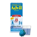 Advil Suspension (4 fl. oz, Blue Raspberry-Flavored), 100 מ"ג Ibuprofen Fever (Pain Reliever, Liquid Pain Medicine, Ages 2–11)