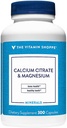 Calcium Citrate & Magnesium (300 קפסולות) על ידי ויטמין Shoppe