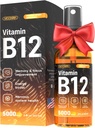 B12 נוזל Spray - ויטמין B12 טיפות עבור אנרגיה ותפקוד עצבי - תמיכה המוח, זיכרון, Mood, Immune מערכת עם ויטמין B12 sublingual - כוח מקסימלי טבעוני B12 - 2 Fl Oz