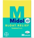 Midol Bloat הקלה, Caplets with Pamabrom, 30 Count