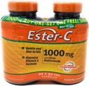 מוצרי בריאות אמריקאים Ester-C 1000 מ"ג עם Citrus Bioflavonoids 90 + 90 חינם 90 + 90 קפסולת