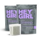 Hey Girl Sleep Tea - Natural Herbal Bedtime Tea Bags with Chamomile, Passion Flower, Valan Root, Lemon Balm - Calming, מרגיע מבוגרים ישנים לילה תה - מרגיע מתנות לנשים 2packs