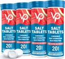 מיזם Pal Chewable Electrolyte Tablets, 80 Count Fast-Dissolve Sugar-Free Stick Tablets - Variety Pack עבור הידרציה מהירה, ריצה חיצונית, Hiking, ספורט | Keto & Vegan