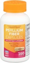 Rite Aid Psyllium סיבים קפסולות, 160 הרוזן, Psyllium סיבים, | Constipation Relief | 100% Natural Psyllium Husk סיבים | Helps Recovery