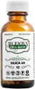 Jackson's #12 Cell Salt Silica 6X (500 Pelletבק) - טבעוני מוסמך, Lactose-Free Schuesler Tissue Salt Silicea 6X (Made in the USA)