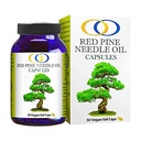 Optimally Organic Korean Red Pine Needle Oil Capsules - Powerful Immune System Booster - Anti Aging Properties - Wild Crafted, Non GMO - Pure, Bioactive, Vegan Beauty Treatment - 30 Capsules