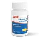 רוטב ויטמין B מורכב עם ויטמין C - Gluten-Free B Complex ויטמינים לאנרגיה, Metabolism, Nerve ו- Immune Support, 130 Caplets
