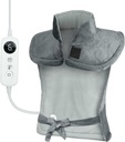 Heating Pad for Back Pain הקלה במשקל אדים עבור צוואר וכתפיים Cramps 6 הגדרות חום 6 Timers Auto Off מתנת יום הולדת לנשים אמא אבא ETL מוסמך אפור