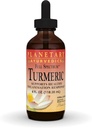 Herbals Turmeric Full Spectrum נוזל על ידי פלנטרי Ayurvedics, תמיכה בתגובה למניעת חמצון ובריא, 4 Ouncescess