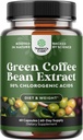 Pure Green Coffee bean Extractable - הטוב ביותר עבור ירידה במשקל מדכא - 750 מ"ג עם Chlorogenic Acid האנרגיה הטובה ביותר Booster Advanced Natural Potent Formula - 60 קפסולות