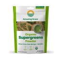 Grass Super Greens Booster: Greens אבקת Smoothie Mix with Spirulina, Moringa, חיטה Grass & Kale Smoothie Booster, Chlorophyll לספק ירוק, 30 משרתים