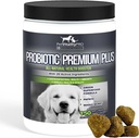 Probiotics for Dogs with Natural Enzymes - 4 ביל CFUs/2 Soft Chews - כלב Dishea Upset Stomach Yeast Gas Bad Breath Immunity Allergies Skin Itching Hot Spots - 150 Count Count Count Count Count