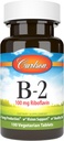 קרלסון - B-2, 100 מ"ג Riboflavin, ייצור אנרגיה, תמיכה בראייה ועור בריא, 100 טבליות צמחוניות