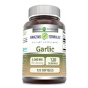 פורמולה מדהימה Garlic תוסף | 50 Mg Concentrate (100:1) | 5000 Mg Equivalent | 120 Softgels | Non-GMO | Gluten-Free | Made in USA