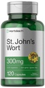 Horbäach St John's Wort כמוסות 300 מ"ג | 120 Count | Non-GMO, Gluten Free | Herbal Extract