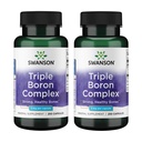 Swanson Triple Boron Complex - Natural Bone Health & Joint Support - מינרלים תוספת כולל Citrate, Aspartate & Glycinate - 250 קפסולות) 2 Pack