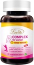 Lovita B Complex תוסף לנשים - High Potency Timed שוחרר עם ברזל, ויטמין C, Cranberry, Pine Bark, Green Tea, 30 טבליות Vegetarian